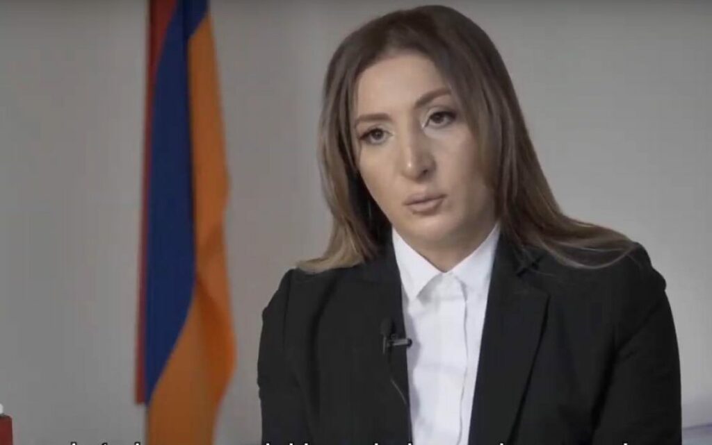 Liza Grigoryan - a judge who often deals with domestic violence cases in Armenia