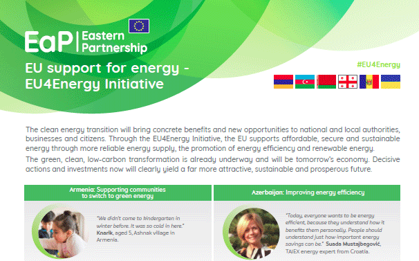 EU support for energy – EU4Energy Initiative