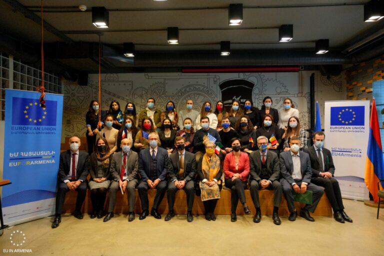 CEPA anniversary: Armenian YEAs meet resident EU Member States' Ambassadors