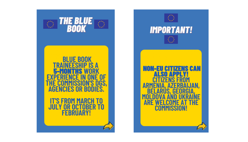 EU YEAs: Training on the Blue Book