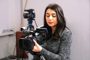 It’s not just reading a text behind the screen: Armenian students try their hand at journalism