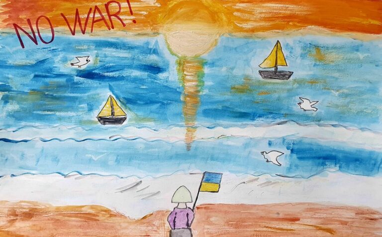 Peace, dolphins, and beaches: Georgian and Ukrainian children tell their Black Sea dreams