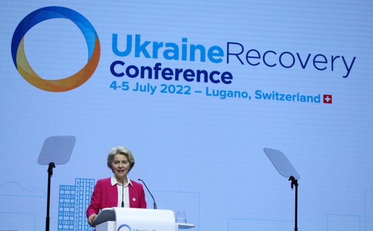 Ursula von der Leyen at Lugano conference: 'Nothing is impossible to the people of Ukraine'