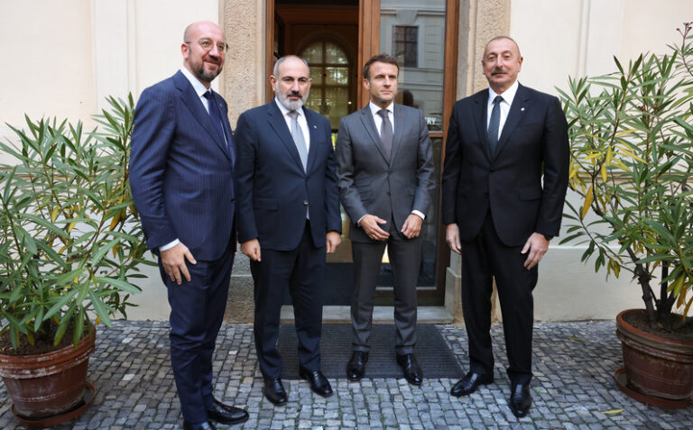 European Political Community: Leaders of Azerbaijan and Armenia meet in Prague  
