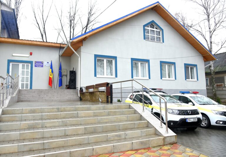 Sector de poliție în satul Vorniceni complet renovat cu sprijinul UE