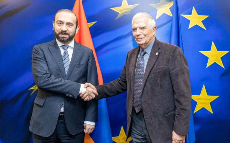 Borrell meets Armenian foreign minister to discuss situation in Lachin Corridor 