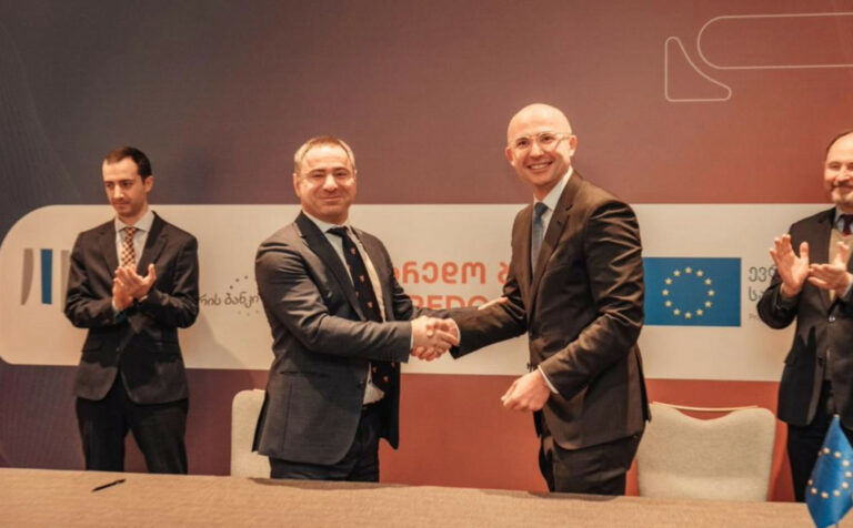 EIB Global and Georgian Credo Bank sign loan agreement worth €10 million to support small businesses