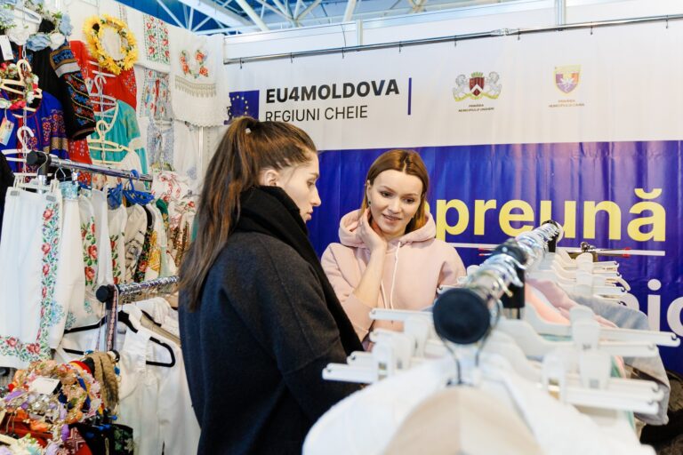 EU4Moldova и «Меры по укреплению доверия» участвуют в национальной выставке «Сделано в Молдове»