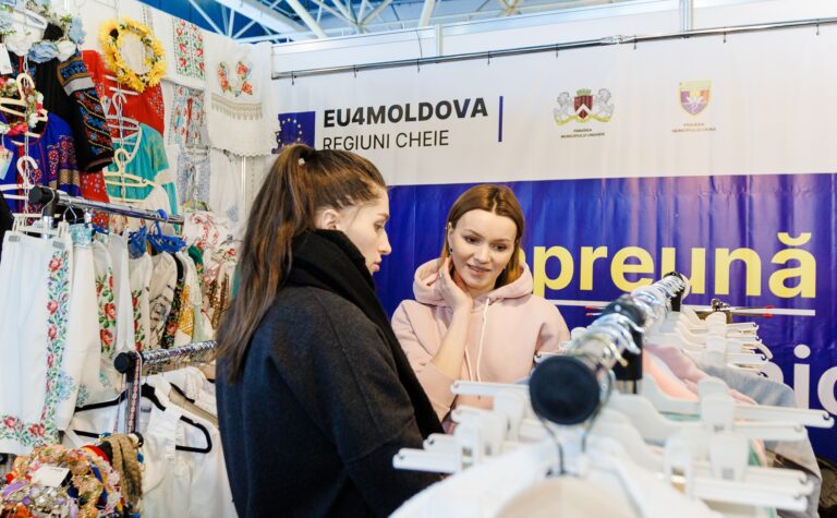 EU4Moldova and Confidence Building Measures showcase beneficiaries in Moldovan National Exhibition