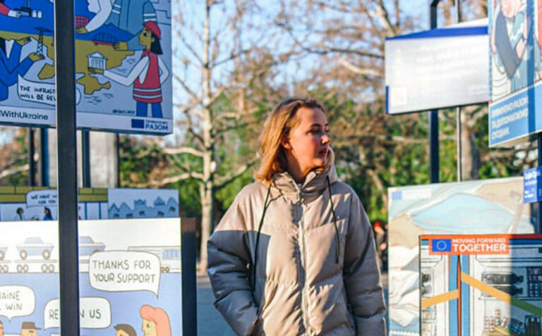 Ukraine: ‘Together we are Europe’ street exhibition opens in Cherkasy