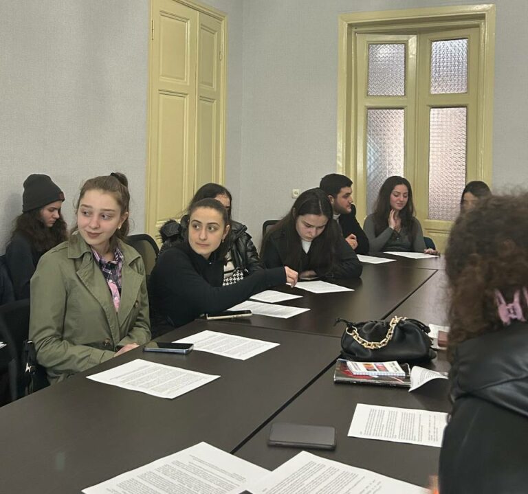YEAs in Georgia: EU & Youth Against Femicide-Lecture & Case study in Kutaisi