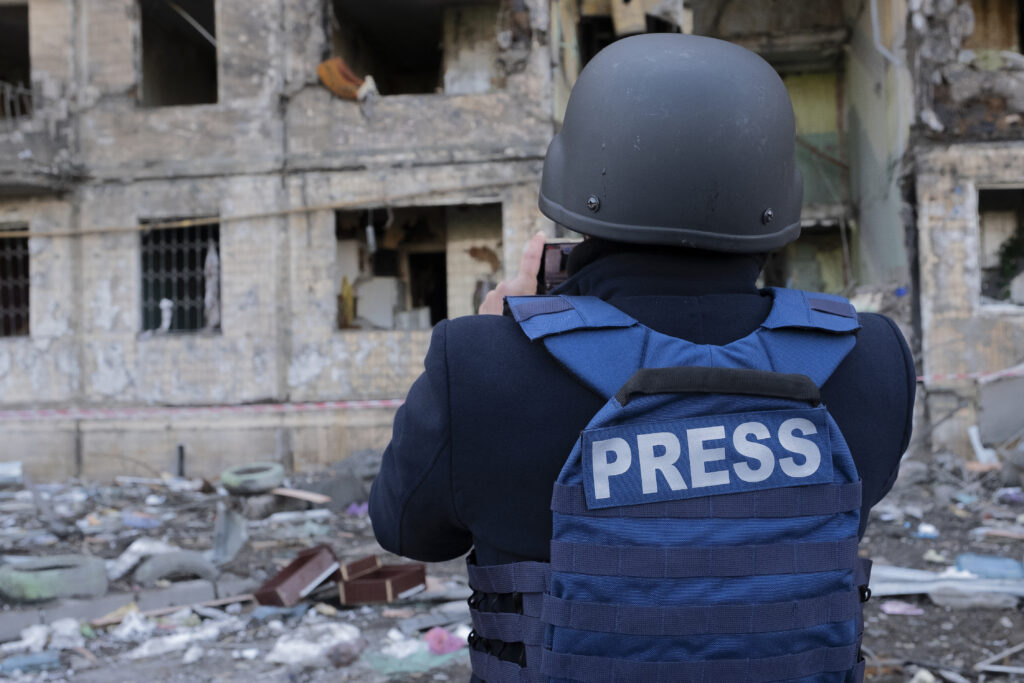 ‘Journalism is very necessary. It’s helpful and it really works’: how correspondents cover reality during the war