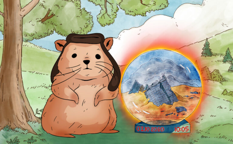 Ozzy the Hamster is back! Raising awareness on clean energy to avert climate catastrophe