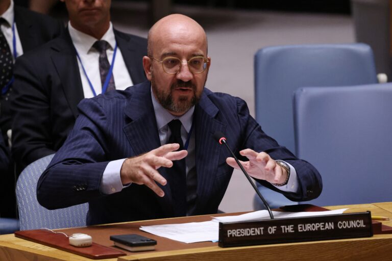 Шарль Мишель на Совете Безопасности ООН: «Кто будет следующим, чтобы удовлетворить фантазии Путина о прошлом?»