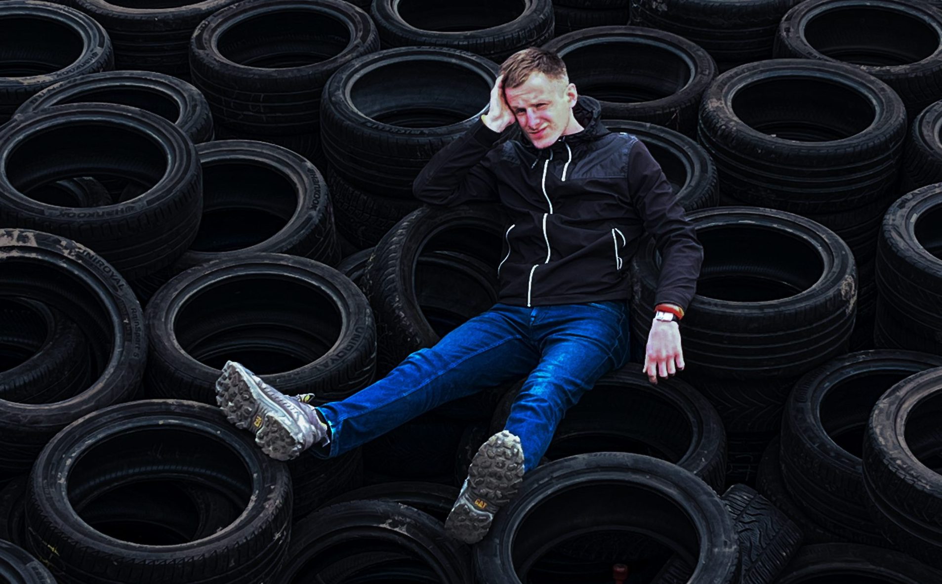 Giving tyres a second chance in Kharkiv