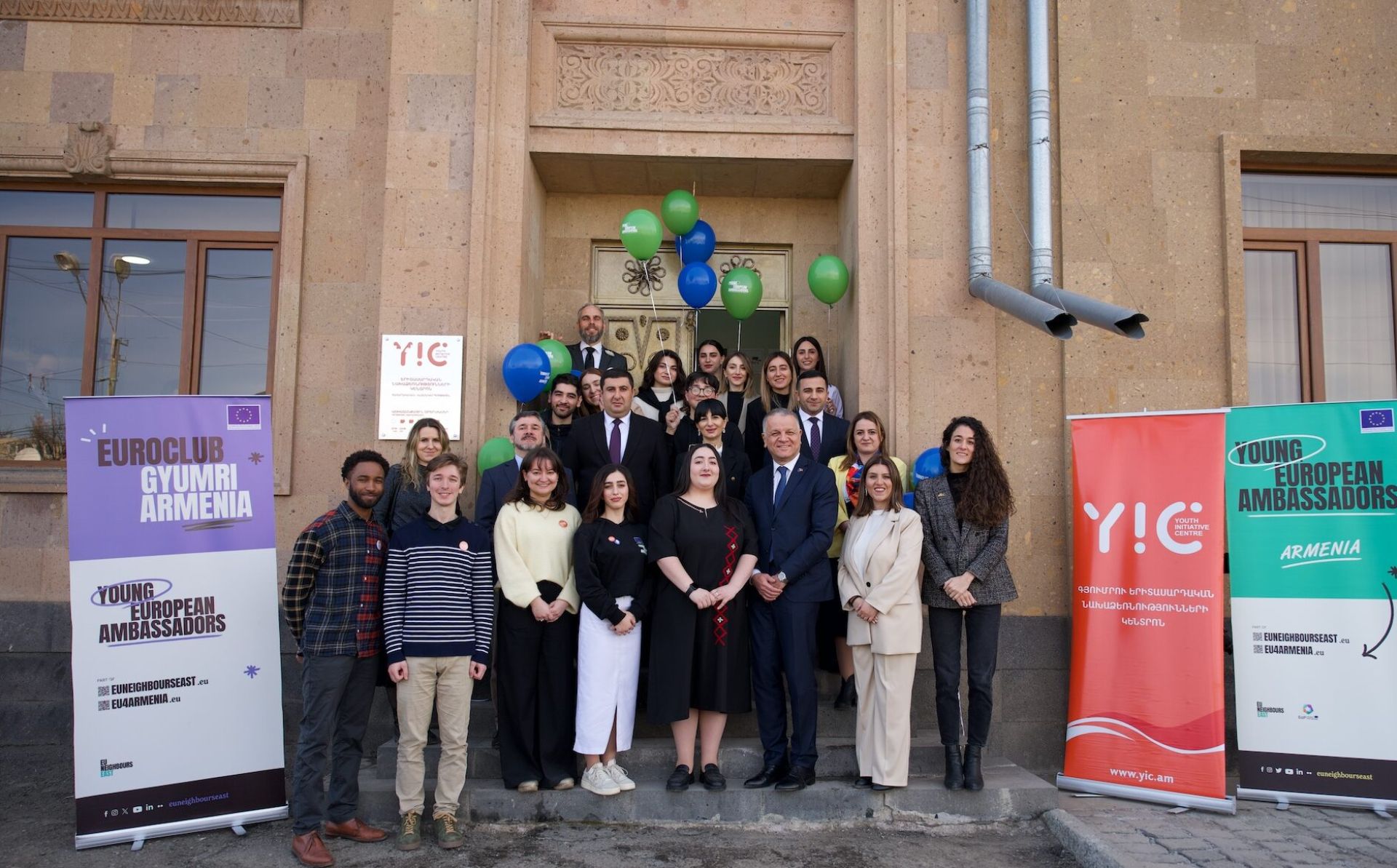 ‘Euroclub Gyumri’ officially launched by Young European Ambassadors initiative in Armenia