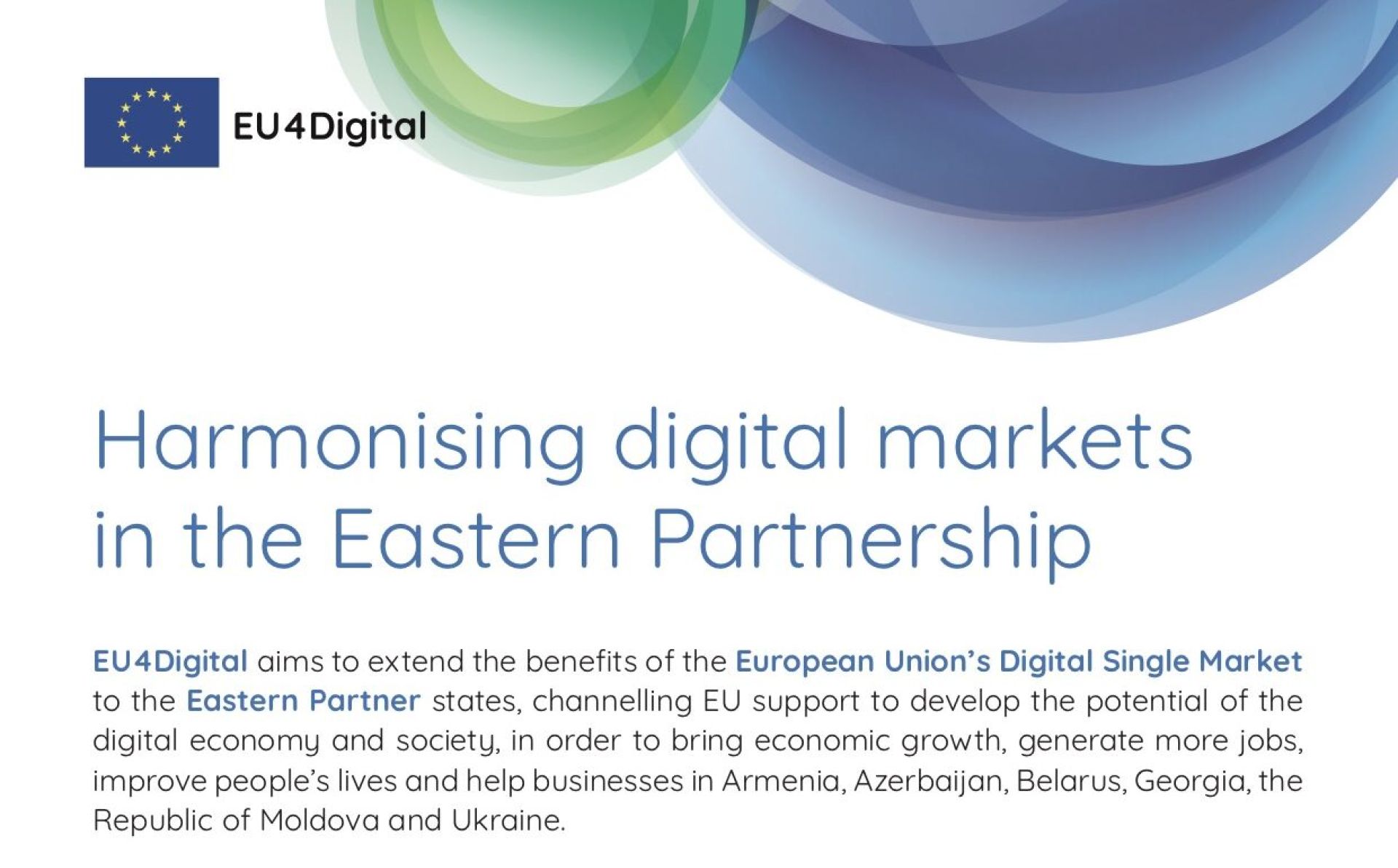 Harmonising digital markets in the Eastern Partnership