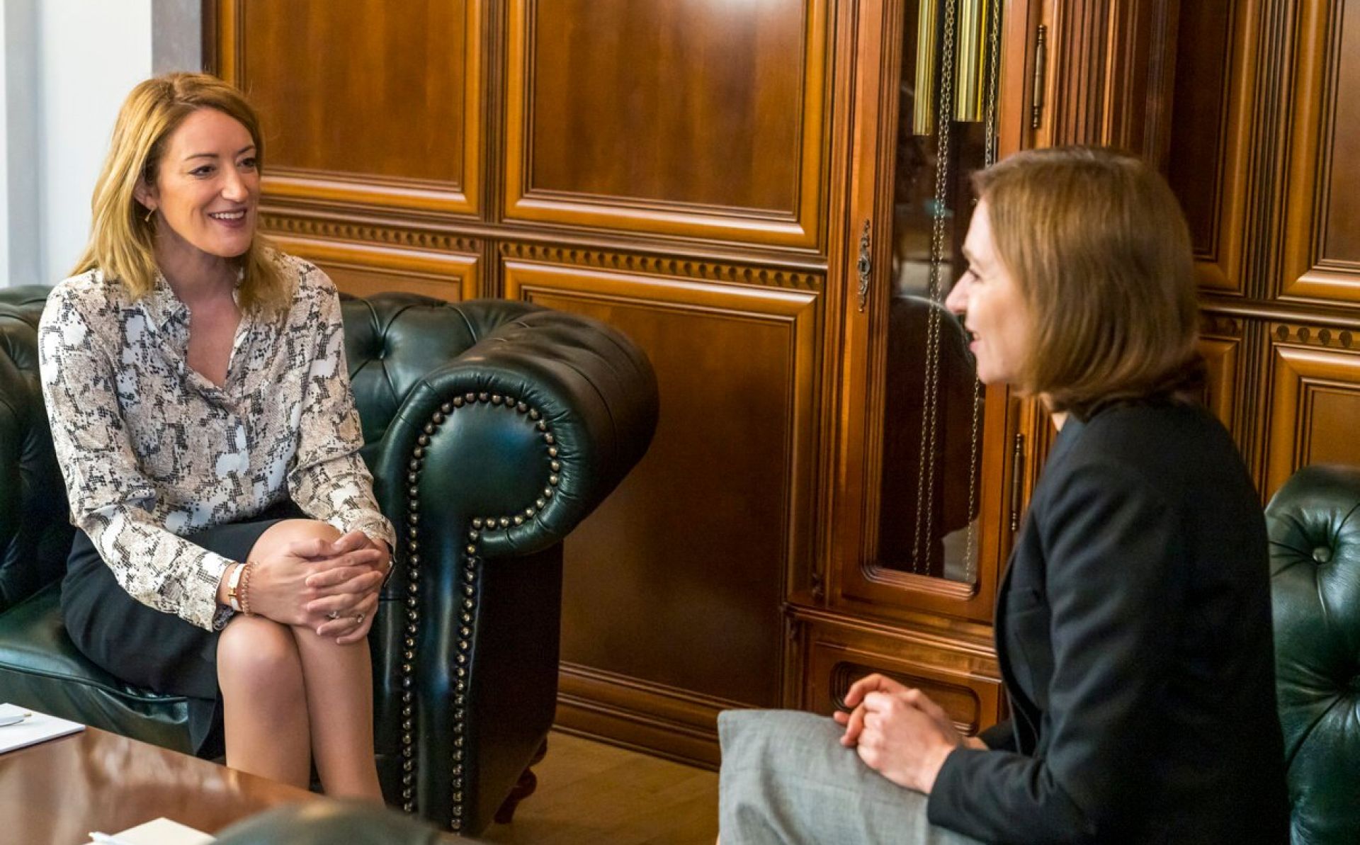 ‘Moldova’s place is in Europe’: Roberta Metsola pays official visit to Chisinau