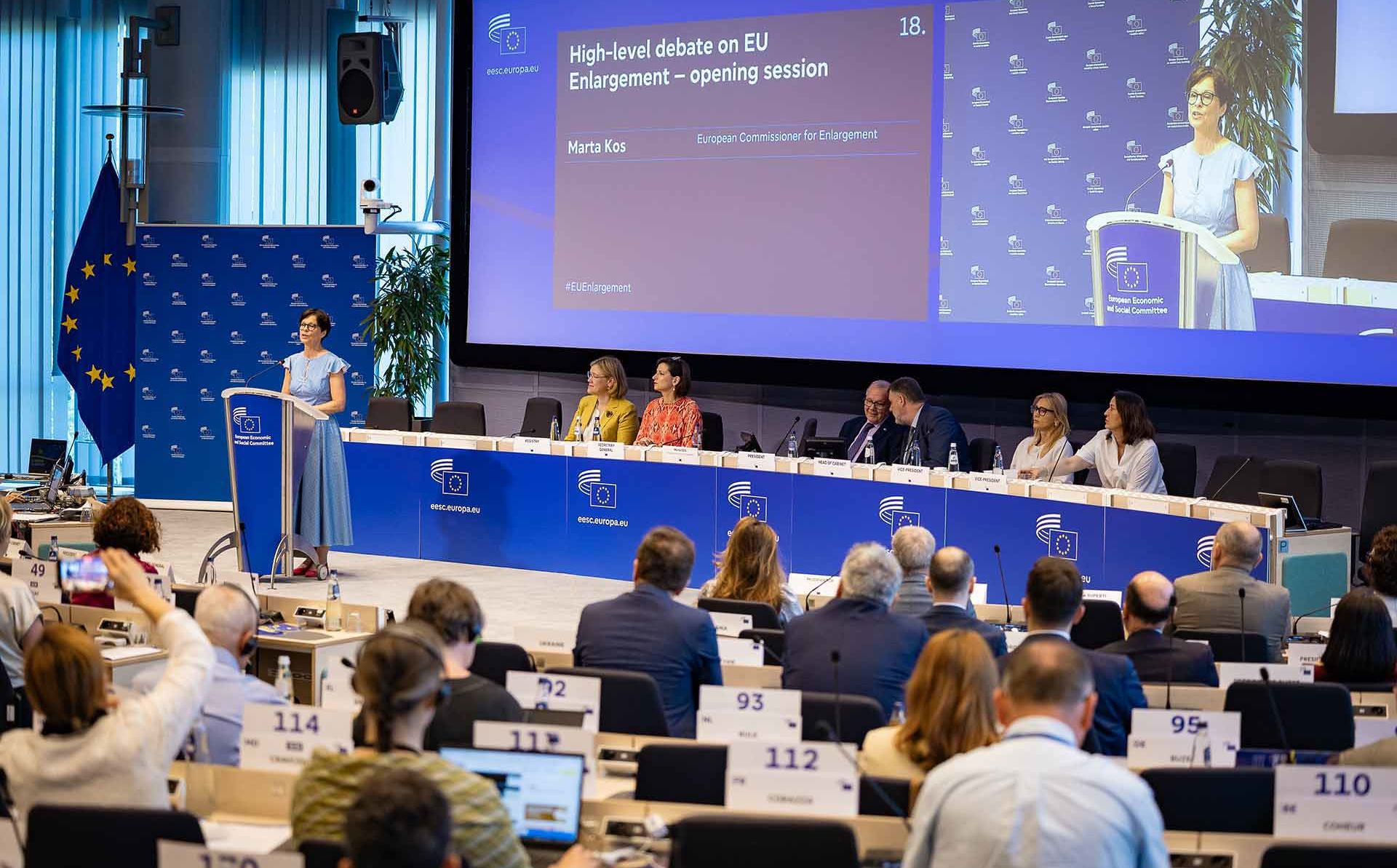High-level debate takes stock of Enlargement Candidate Members initiative