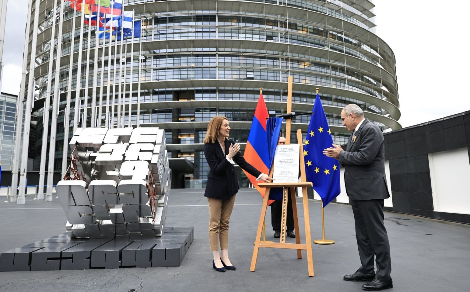 Where culture meets diplomacy: the Armenian alphabet in Strasbourg