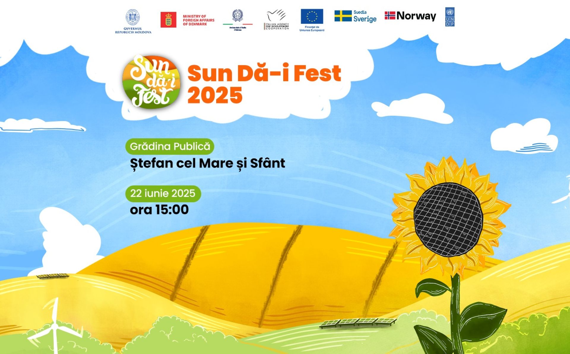 Sun Dă-i Fest 2025: эко-фестиваль пройдет в Кишиневе 22 июня